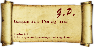 Gasparics Peregrina névjegykártya